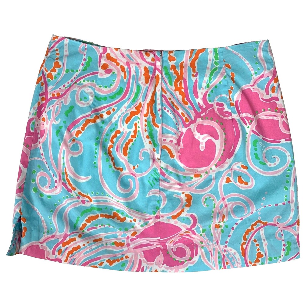 Lilly Pulitzer Marigold Skort Jellies Be Jammin sz 00 Cotton Lace - Picture 2 of 5